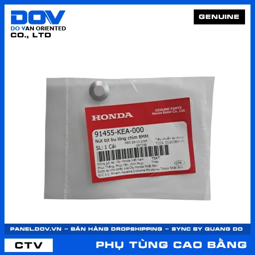 NÚT BỊT BU LÔNG CHÌM 8MM CB350 H'NESS, CB650R, CBR650R, PCX — 91455KEA000