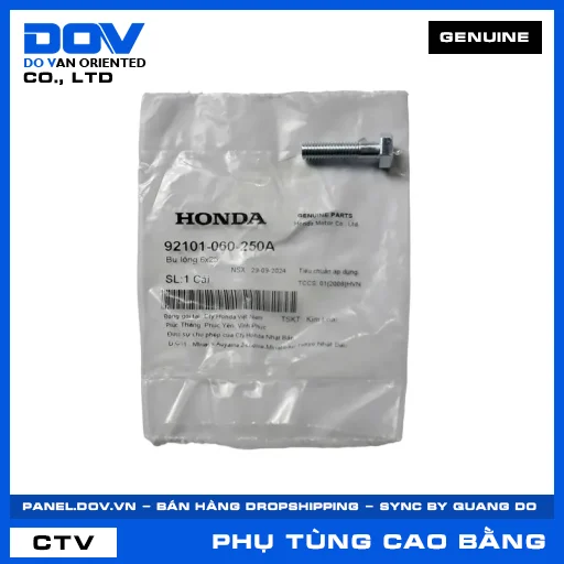 BU LÔNG 6X25 CB500F, CB500X, CBR500R, NX500 — 92101060250A