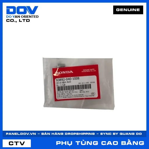 VÍT CÓ ĐỆM 4X10 — 938920401008