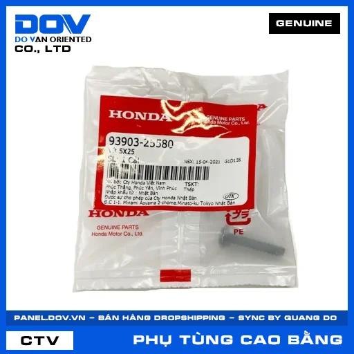 VÍT TỰ HÃM 5X25 CB350 H'NESS, MSX 125, SUPER CUB C125, WINNER 150 — 9390325580