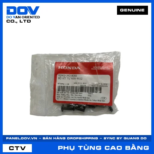 BỘ VÍT TỰ REN 4X12 MONKEY — 9390334380SS