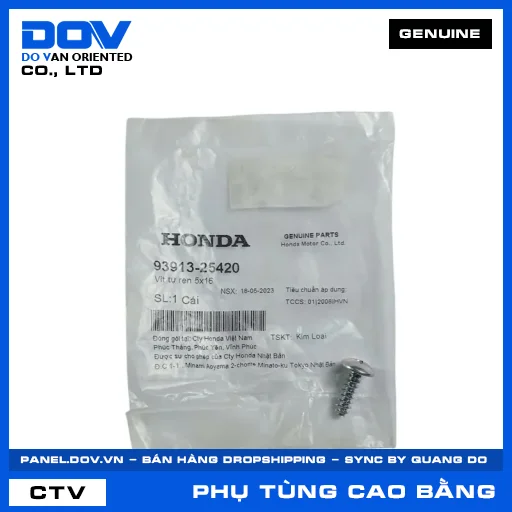 VÍT TỰ REN 5X16 SUPER DREAM — 9391325420