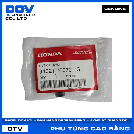 ĐAI ỐC MŨ 6MM ADV350, CB1000R, CB150R, CB250 NIGHTHAWK — 94021060700S