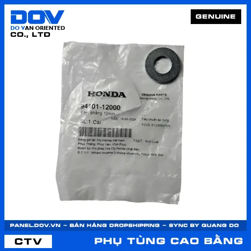 ĐỆM PHẲNG 12MM BLADE 110, CB250 NIGHTHAWK, DREAM 110, SUPER CUB C125 — 9410112000