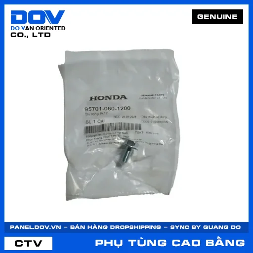 BU LÔNG 6X12 ADV350, AIR BLADE 110, AIR BLADE 125, AIR BLADE 125/150 — 957010601200