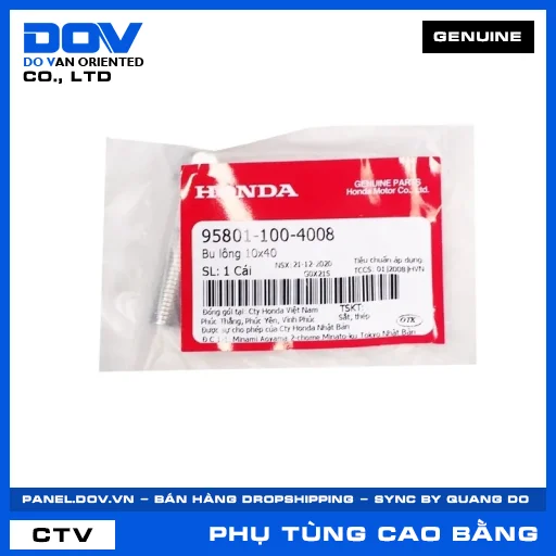 BU LÔNG 10X40 AIR BLADE 110, AIR BLADE 125, AIR BLADE 125/150, AIR BLADE 125/160 — 958011004008