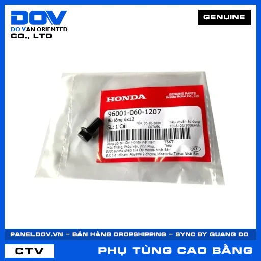 BU LÔNG 6X12 ADV350, AIR BLADE 125/150, CB150R, CB300R — 960010601207