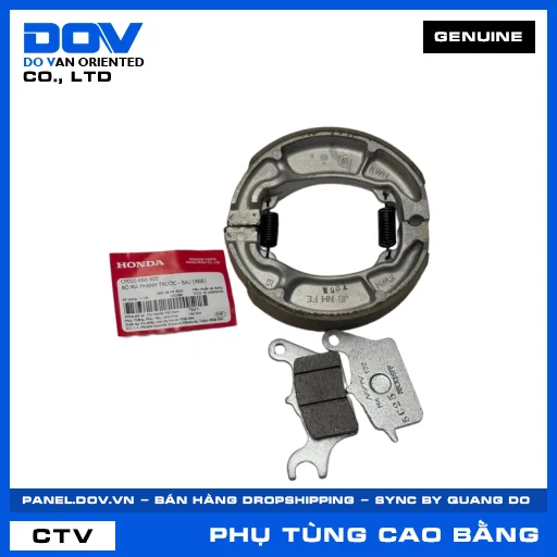BỘ MÁ PHANH TRƯỚC - SAU (K66) (bố thắng) — CP010K66900