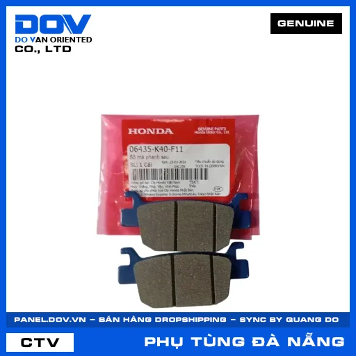 BỘ MÁ PHANH SAU (bố thắng) SH 125/150 — 06435K40F11
