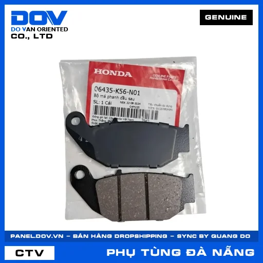 BỘ MÁ PHANH DẦU SAU (bố thắng) WINNER R, WINNER X — 06435K56N01