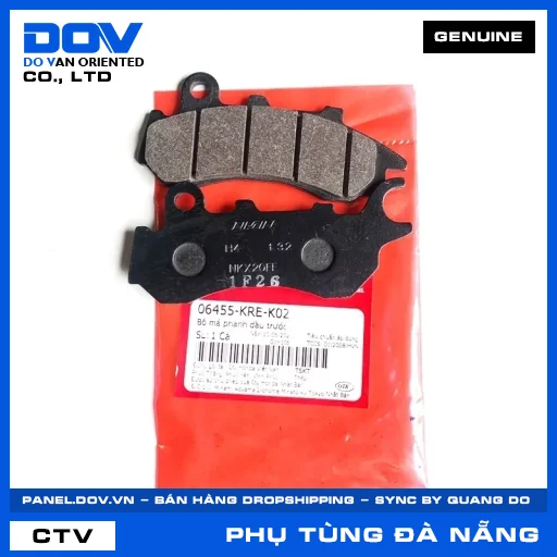 BỘ MÁ PHANH DẦU TRƯỚC (bố thắng) PCX 160, SH MODE — 06455KREK02