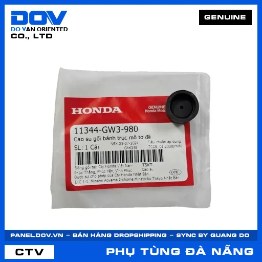 CAO SU GỐI BÁNH TRỤC MÔ TƠ ĐỀ AIR BLADE 110, CLICK 110, LEAD 110, VISION 110 — 11344GW3980