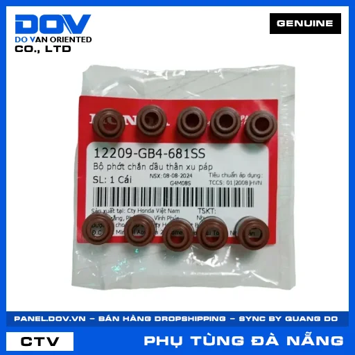BỘ PHỚT CHẮN DẦU THÂN XU PÁP MONKEY — 12209GB4681SS
