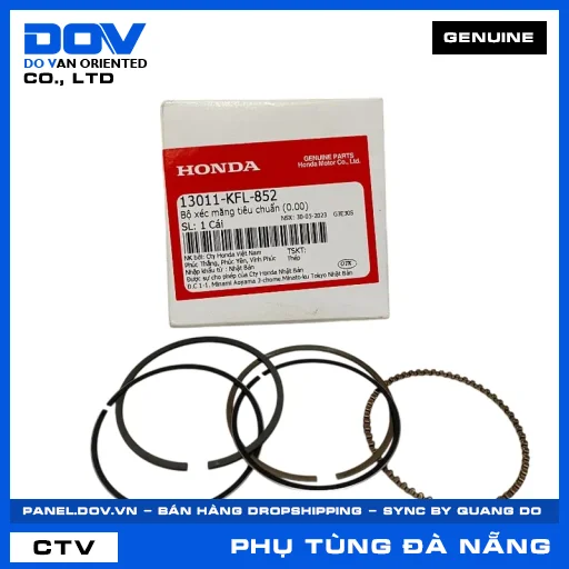 Bộ xéc măng tiêu chuẩn (0.00) SUPER DREAM, WAVE 100 — 13011KFL852