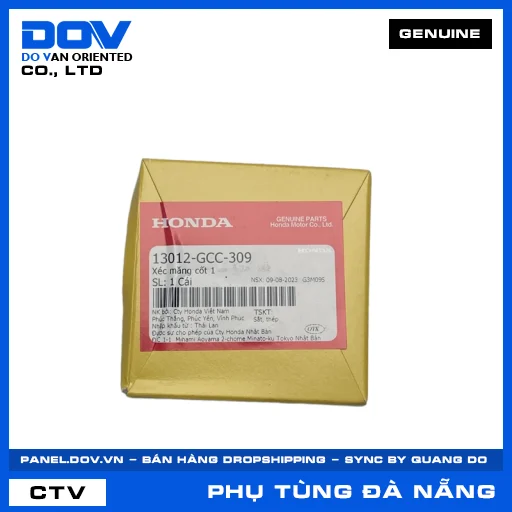 BỘ XÉC MĂNG CỐT 1 (0.25) AIR BLADE 110, CLICK 110 — 13012GCC309