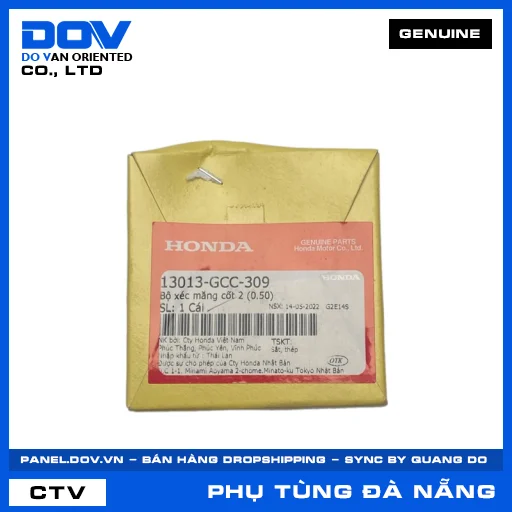 BỘ XÉC MĂNG CỐT 2 (0.50) AIR BLADE 110, CLICK 110 — 13013GCC309