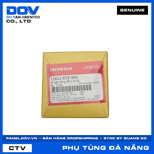 BỘ XÉC MĂNG CỐT 1 (0.25) FUTURE 125, MSX 125, SUPER CUB C125 — 13022KYZ900