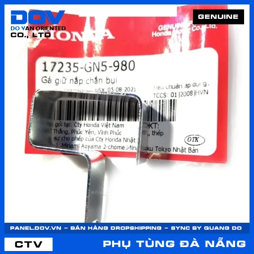 GÁ GIỮ NẮP CHẮN BỤI SUPER DREAM — 17235GN5980