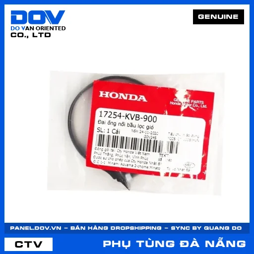 Đai ống nối bầu lọc gió (lọc khí) AIR BLADE 110, CLICK 110 — 17254KVB900