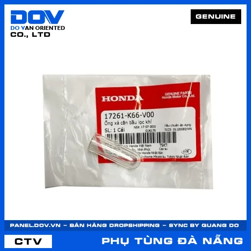 ỐNG XẢ CẶN BẦU LỌC KHÍ (lọc gió) AIR BLADE 125, AIR BLADE 125/150 — 17261K66V00
