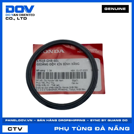 GIOĂNG ĐỆM KÍN BÌNH XĂNG ADV350, MSX 125, SUPER CUB C125 — 17518GHB601