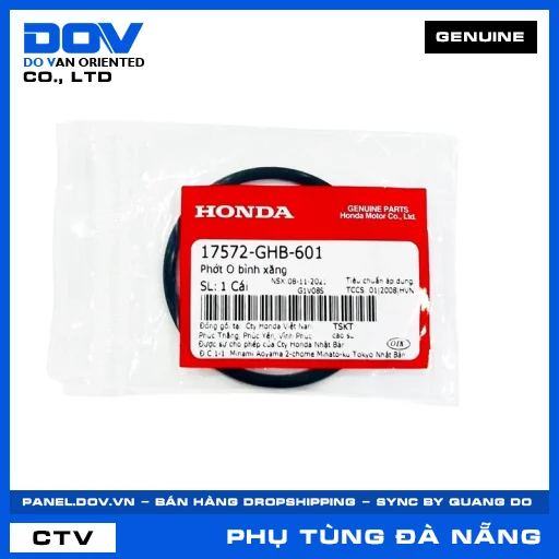 PHỚT O BÌNH XĂNG LEAD 125, VISION 110 — 17572GHB610