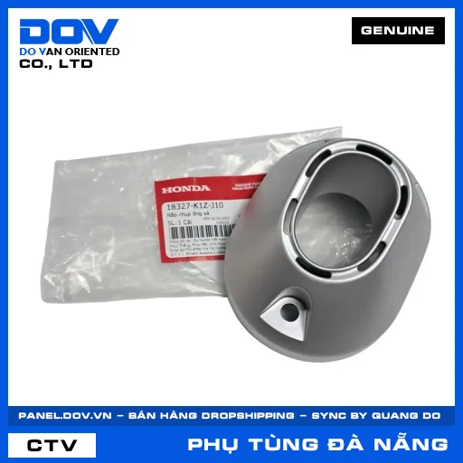 NẮP CHỤP ỐNG XẢ (pô) PCX 160, VARIO 160 — 18327K1ZJ10