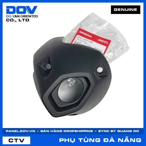 NẮP ĐUÔI ỐNG XẢ (pô) SH 125/150 — 18327K77V00