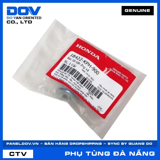 BẠC LÓT BẮT ỐNG XẢ (pô) FUTURE NEO, WAVE 100, WAVE ALPHA — 18422KPH900