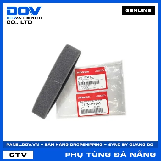 TẤM LỌC GIÓ BUỒNG DÂY ĐAI (lọc khí) — 19412KTW900