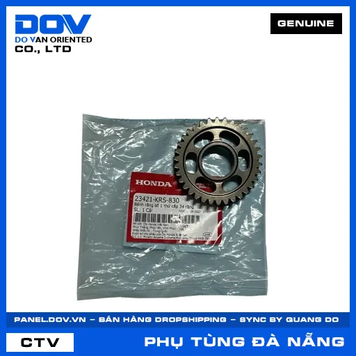 BÁNH RĂNG SỐ 1 THỨ CẤP 34 RĂNG WAVE 100 — 23421KRS830