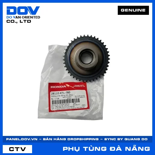 NHÔNG KHỞI ĐỘNG (41 RĂNG) SUPER DREAM, WAVE 100, WAVE ALPHA — 28110KTL780