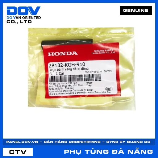 TRỤC BÁNH RĂNG ĐỀ BỊ ĐỘNG CB150R, CBR150R, WINNER 150, WINNER R — 28132KGH910