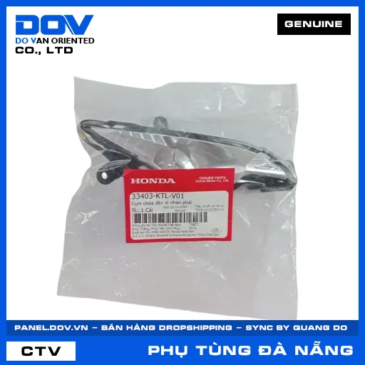 CỤM CHÓA ĐÈN XI NHAN PHẢI (đèn báo rẽ) — 33403KTLV01