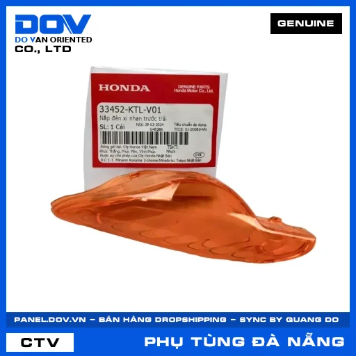 NẮP ĐÈN XI NHAN TRƯỚC TRÁI (đèn báo rẽ) — 33452KTLV01