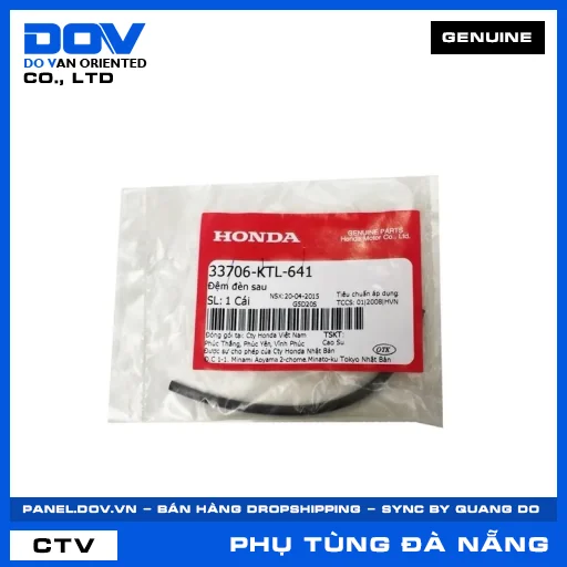 ĐỆM ĐÈN SAU WAVE 100, WAVE ALPHA — 33706KTL641