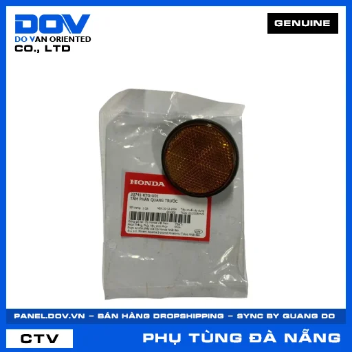 TẤM PHẢN QUANG TRƯỚC ADV350, CB1000R, CB300R, CB500F — 33741KTGU01