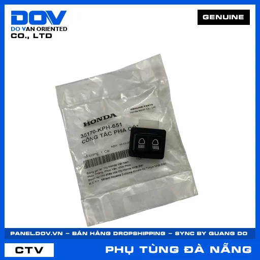 CÔNG TẮC PHA CỐT AIR BLADE 110, CLICK 110, FUTURE NEO, WAVE 100 — 35170KPH651