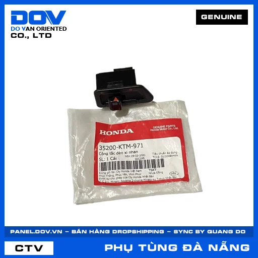 CÔNG TẮC ĐÈN XI NHAN (đèn báo rẽ) FUTURE NEO — 35200KTM971