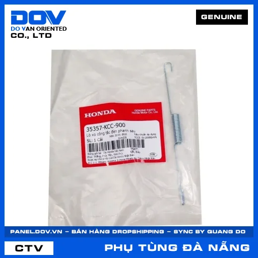 LÒ XO CÔNG TẮC ĐÈN PHANH SAU (thắng) BLADE 110, FUTURE 125, FUTURE NEO, WAVE 100 — 35357KCC900