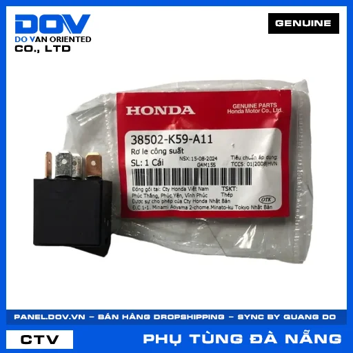 RƠ LE CÔNG SUẤT AIR BLADE 125, AIR BLADE 125/150, AIR BLADE 125/160, VARIO 160 — 38502K59A11