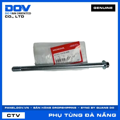 TRỤC BÁNH XE SAU BLADE 110, DREAM 110, WAVE ALPHA 110, WAVE RSX 110 — 42301KWW640