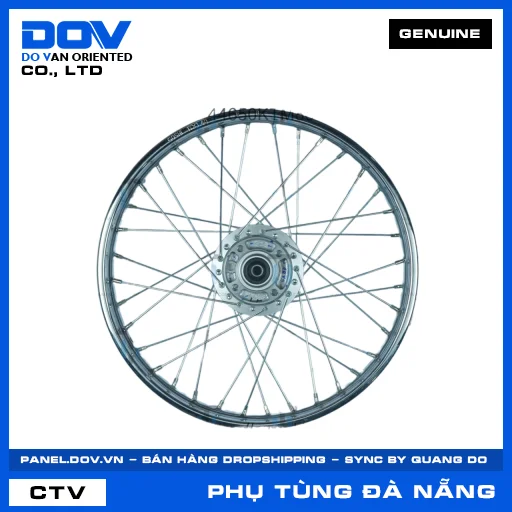 CỤM VÀNH & MOAY Ơ TRƯỚC *NH364 (niềng) FUTURE NEO, WAVE ALPHA — 44650KTM881ZA