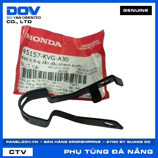 KẸP B ỐNG DẪN DẦU PHANH TRƯỚC (thắng) AIR BLADE 110 — 45157KVGA30