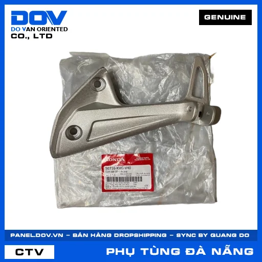 CỤM BẮT ĐỂ CHÂN TRÁI AIR BLADE 110 — 50716KVGV40