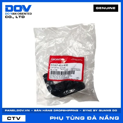 CỤM GIỮ TAY GA TRƯỚC FUTURE 125, WAVE RSX 110, WINNER 150, WINNER R — 53167K03N30