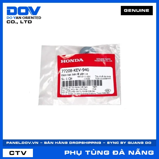 Đệm bạc bản lề yên xe — 77208KEV940