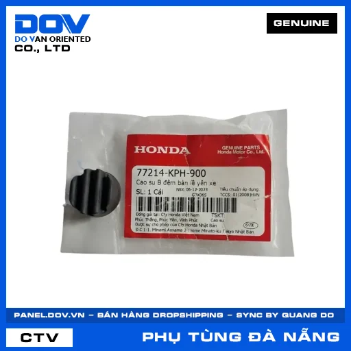 CAO SU B ĐỆM BẢN LỀ YÊN XE AIR BLADE 125, BLADE 110, CB500X, FUTURE 125 — 77214KPH900