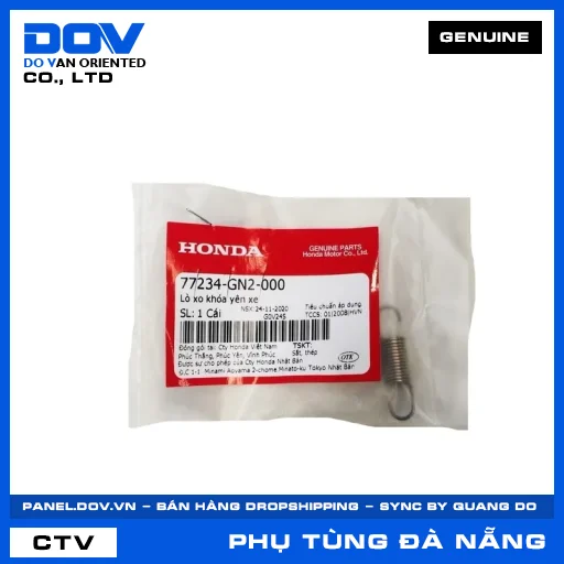 LÒ XO KHÓA YÊN XE AIR BLADE 125, AIR BLADE 125/150, AIR BLADE 125/160, BLADE 110 — 77234GN2000