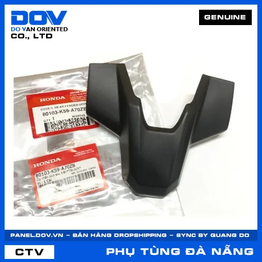 ỐP CHẮN BÙN SAU TRÊN*TBLACK* (dè) — 80103K59A70ZB